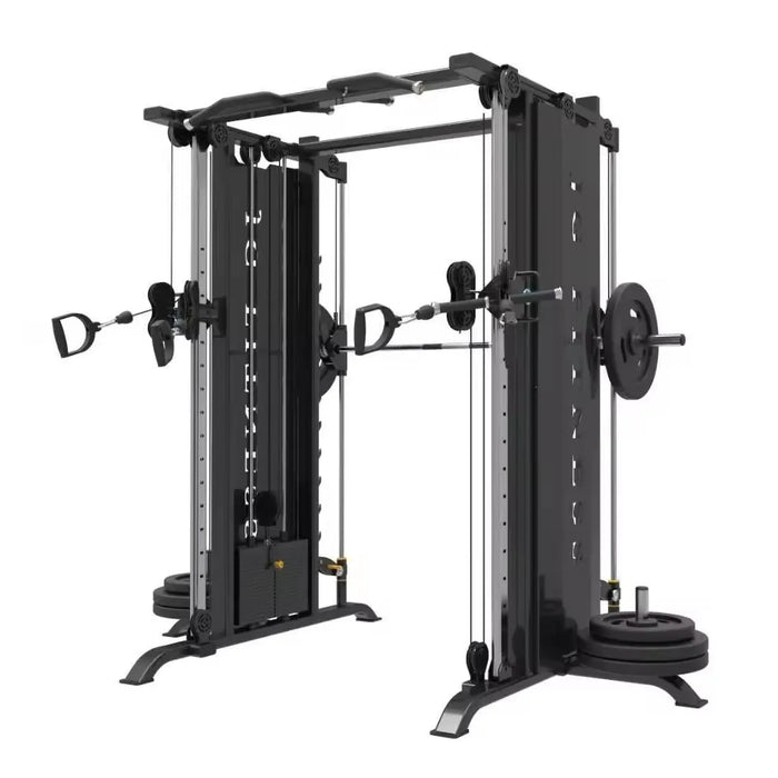 Multi-Functional Cable Crossover Smith Machine